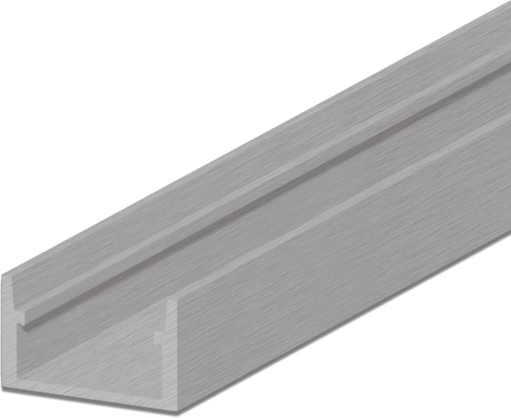 ISOLED LED Montageprofil GROUND-IN12, begehbar, Alu eloxiert L: 200cm