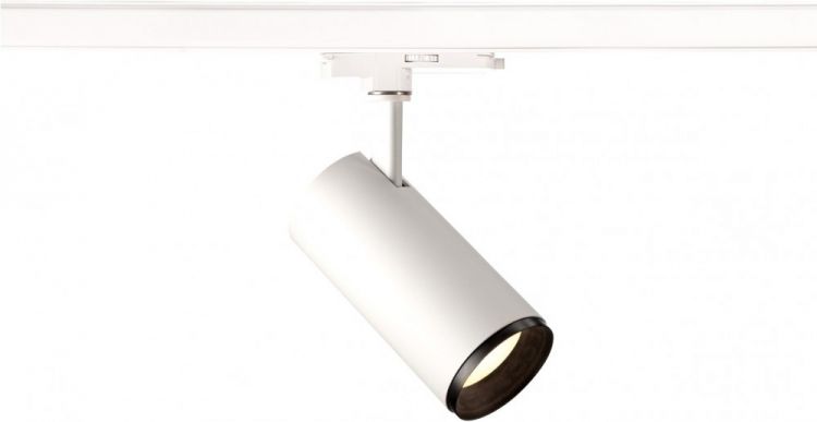 SLV NUMINOS, spot pour rail 3 allumages, intérieur, 60°, blanc/noir, LED, 20,1W, 4000K, variable