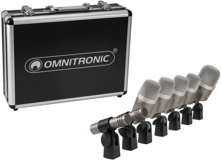 OMNITRONIC MIC 77-7LMH MK2 Schlagzeug-Mikrofonset