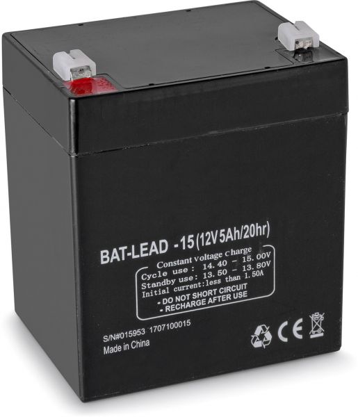 Skytronic Wiederaufladbare Blei-Säure-Batterie 12V 5Ah