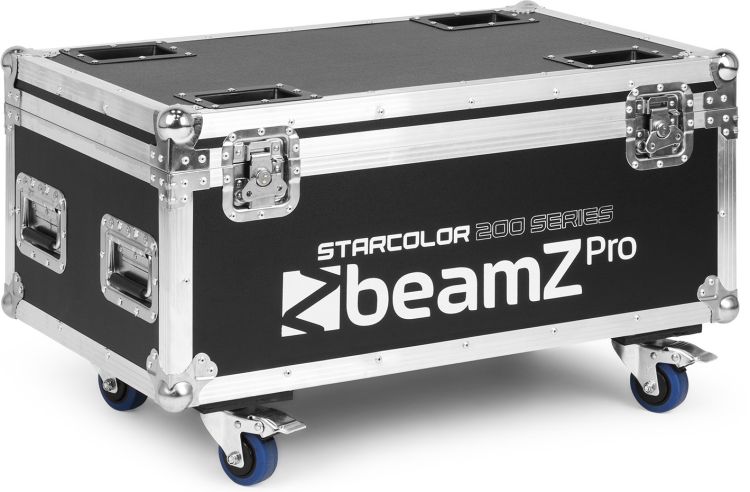 beamZ Pro FL200 Flightcase 6 Stk. Starcolor 200 und 205 Wash Lights