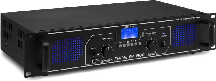 Fenton FPL1500 Digital-Verstärker Blaue LED + EQ