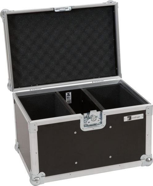 ROADINGER Flightcase 2x LED CBB-2WW/CW