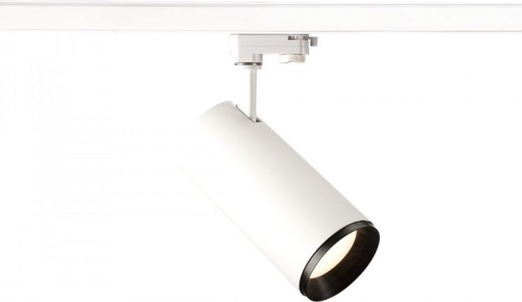 SLV NUMINOS, spot pour rail 3 allumages, intérieur, 24°, blanc/noir, LED, 28W, 4000K, variable