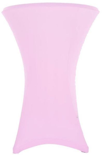 Stehtisch Husse rosa für 70 - 75 cm Durchmesser Stretch