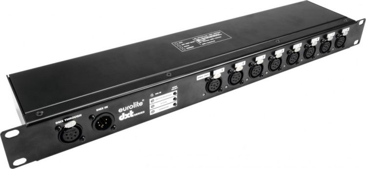 EUROLITE DXT-SP 1in/8out PRO DMX RDM Splitter 5pol XLR