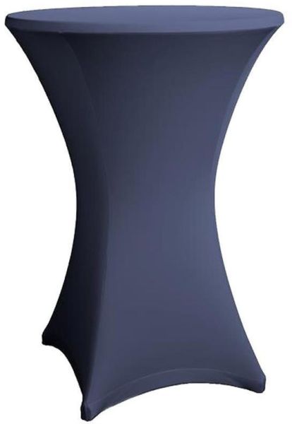 Stehtisch Husse marineblau für 70 - 75 cm Durchmesser Stretch