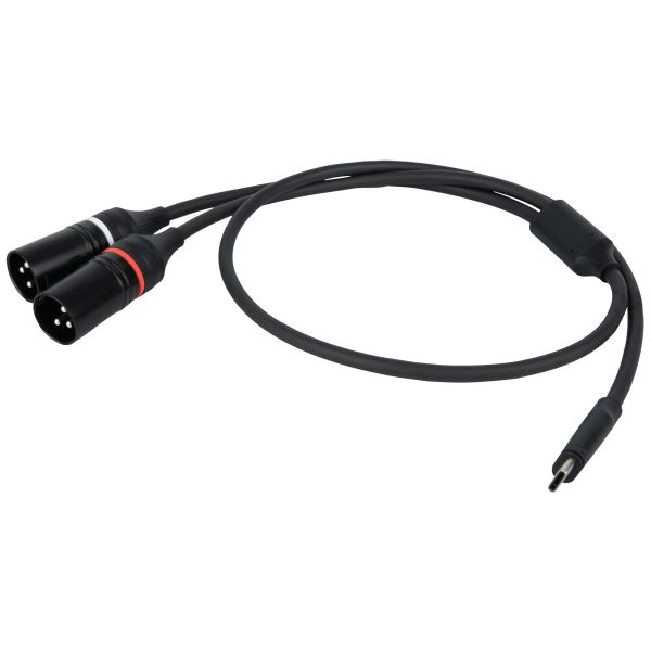 DAP-Audio FL112 - USB-C auf 2 XLR/M 3P 0,75 m