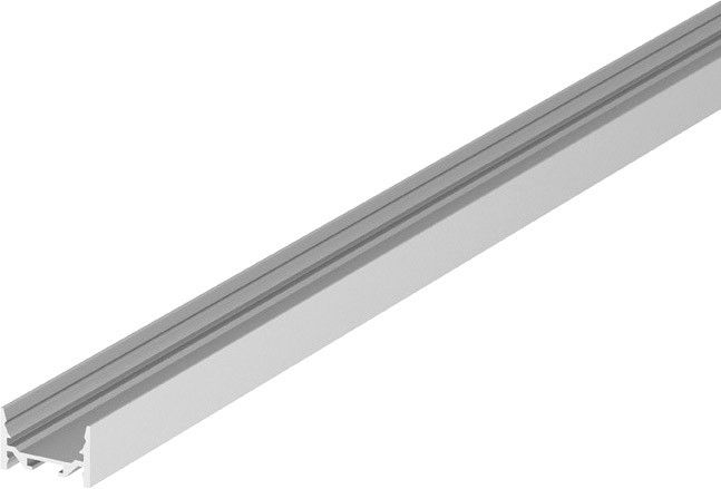 SLV GRAZIA 20, Aufbauprofil, LED, flach, glatt, 2m, aluminium