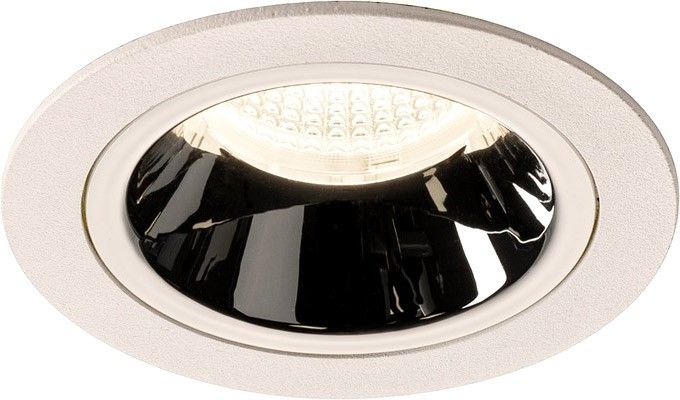 SLV NUMINOS, encastré de plafond intérieur, 20°, blanc/chrome, LED, 4000K