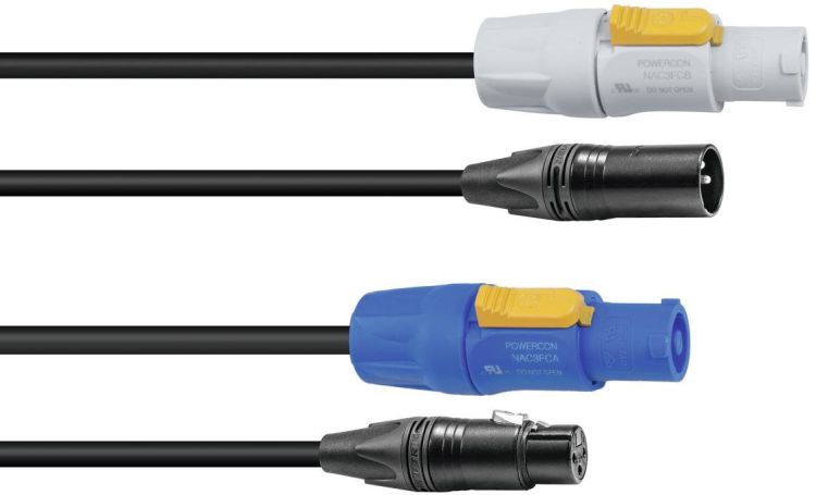 SOMMER CABLE Kombikabel DMX PowerCon/XLR 5m