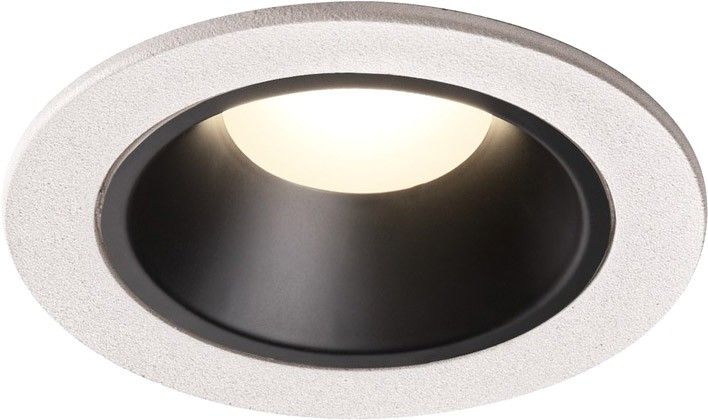 SLV NUMINOS, encastré de plafond intérieur, 40°, blanc/noir, LED, 4000K