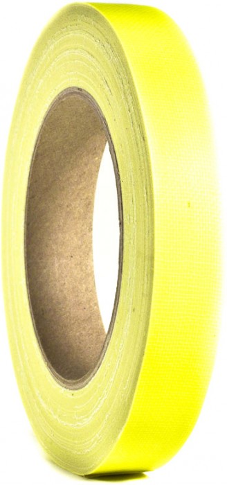Adam Hall Accessories 58064 NYEL - Gaffer Tapes Neon Yellow 19mm x 25m -  cheap at LTT