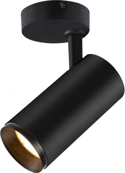 SLV NUMINOS® SPOT PHASE M, Indoor, luminaria de superficie de techo led negro/negro 2700 K 60 °