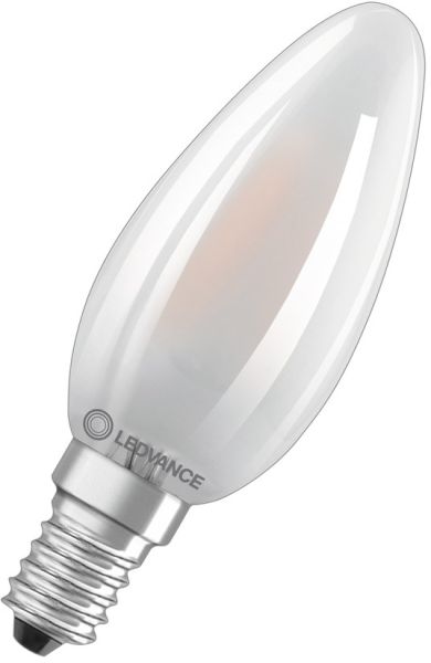 LEDVANCE LED CLASSIC B P 4W 827 mattiert E14