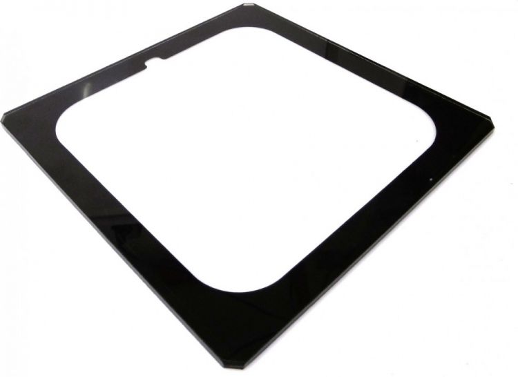 Scheibe (LED) IP PAD (Glas) 150x150mm Rahmen schwarz