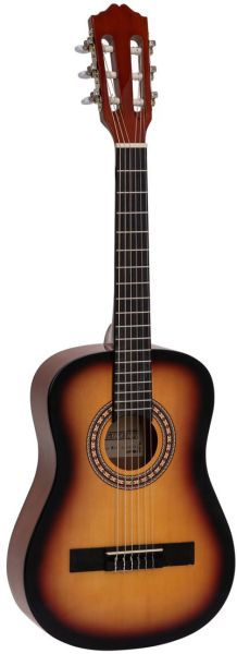 DIMAVERY AC-303 Klassikgitarre 1/2 sunburst