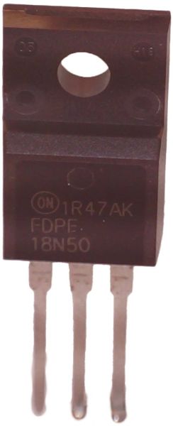 Transistor FDPF18N50 500V/18A TO-220-3