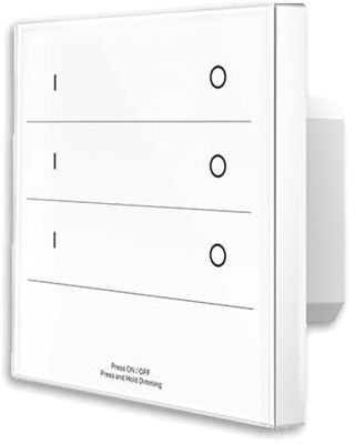 ISOLED Sys-Pro SingleColor 3 Zonen Einbau-Touch-Fernbedienung + DMX Output, weiß, 230V