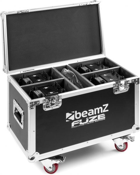 beamZ FCFZ42 Flightcase für 4 Stück Fuze 2812/712/1910 Serie