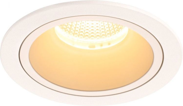 SLV NUMINOS® DL L, Indoor, luminaria empotrada de techo led blanco/blanco 3000 K 55 °