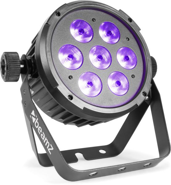 beamZ BT280 LED Flat Par 7x10W 6-in-1 RGBAW-UV -B-Stock-