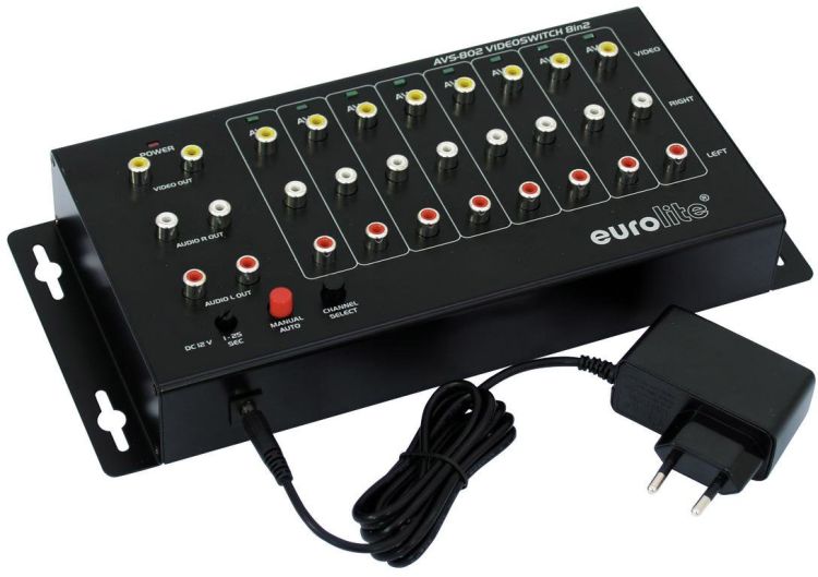 EUROLITE AVS-802 Videoswitch 8in2