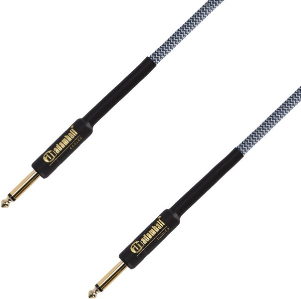 Adam Hall Cables 4 STAR IPP 0300 BLU - Instrumentenkabel | Nylonmantel Adam Hall® Klinke TS | 3 m