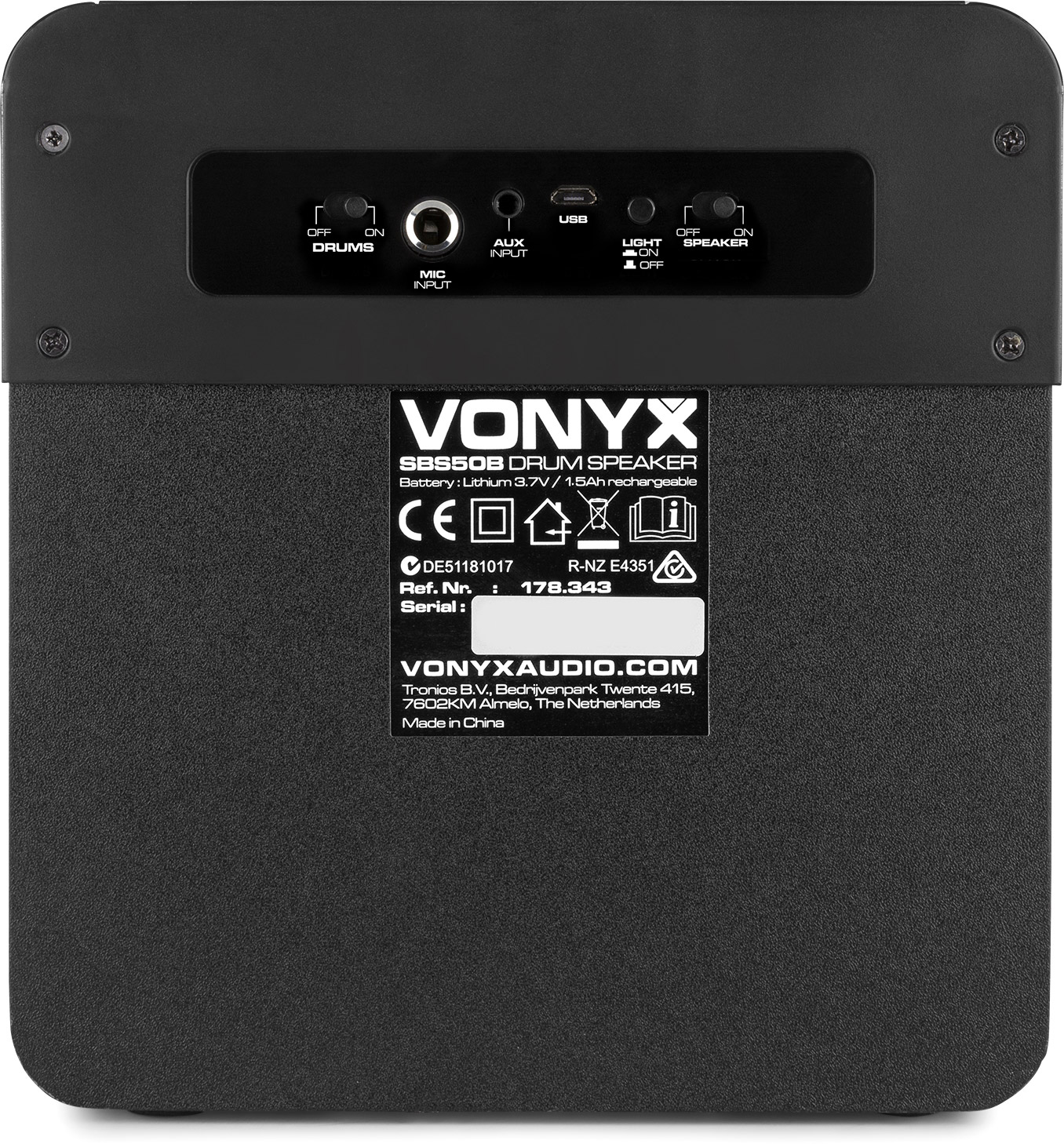 Vonyx SBS50B-PLUS système karaoké avec effets lumineux