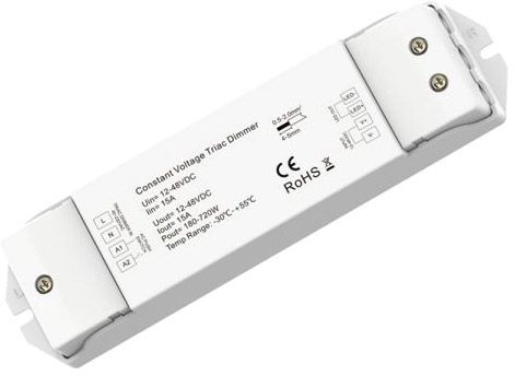 ISOLED Phasenan-/Abschnitt (40-230V)/Push Eingangssignal zu PWM-Controller, 1 Kanal, 12-48V DC 15A