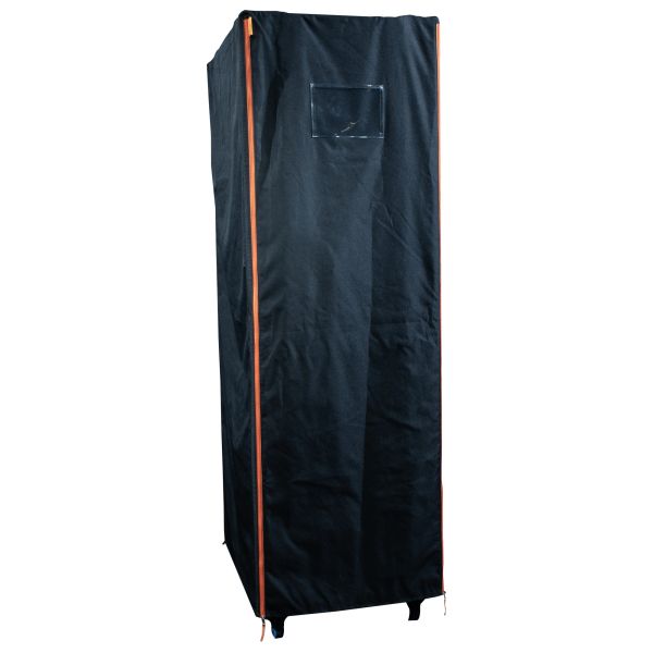 Wentex P&D Trolley-Abdeckung für Pipe & Drape Transportwagen - schwarz/orange