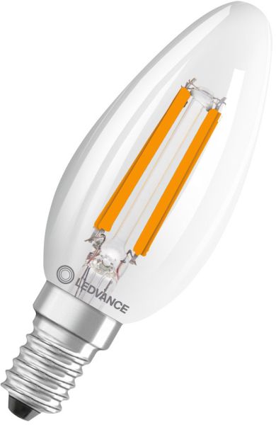 LEDVANCE LED CLASSIC B ENERGIEEFFIZIENZ C DIM S 2.9W 827 Klar E14