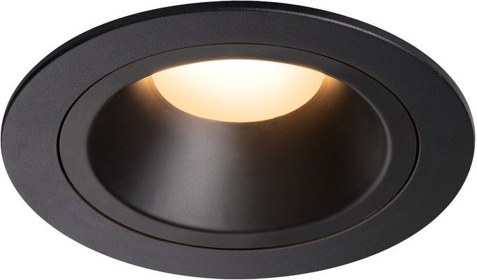 SLV NUMINOS, encastré de plafond intérieur, 55°, noir, LED, 2700K