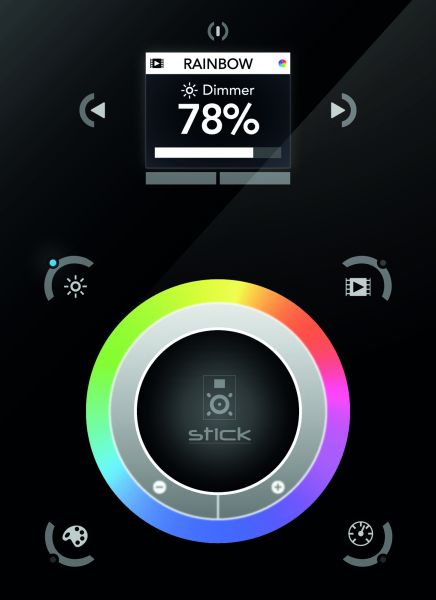 Nicolaudie Architectural Stick-DE3 Kompakter DMX-Controller für die Wandmontage