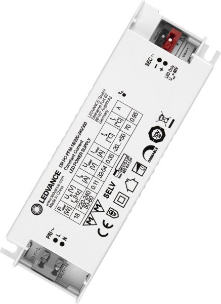 LEDVANCE LED DRIVER PHASE-CUT PERFORMANCE -18/220-240/350