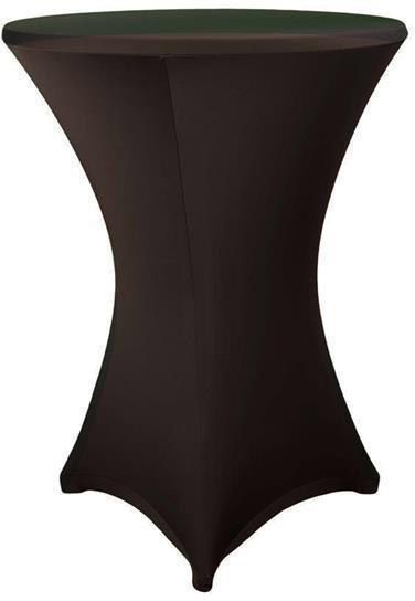 Stehtisch Husse schwarz für 70 - 75 cm Durchmesser Stretch