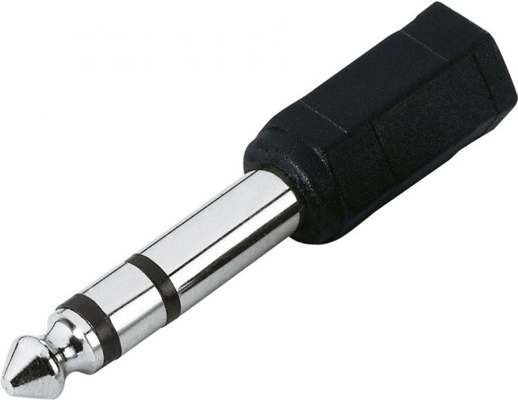 Adam Hall Connectors 7543GAH Adapter 3,5mm stereo Klinke female auf 6,3mm