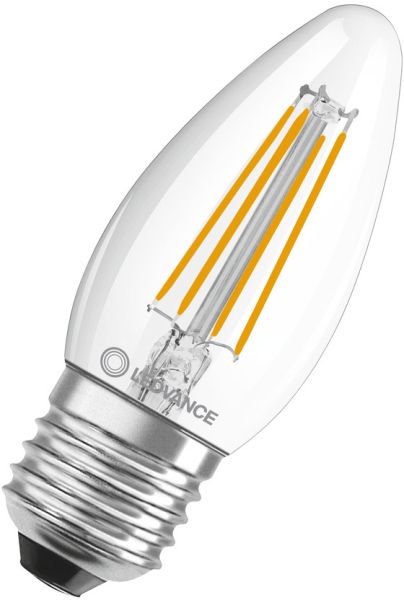 LEDVANCE LED CLASSIC B P 4W 827 Klar E27