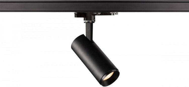 SLV NUMINOS, spot pour rail 3 allumages, intérieur, 24°, noir, LED, 10,42W, 2700K, variable Dali