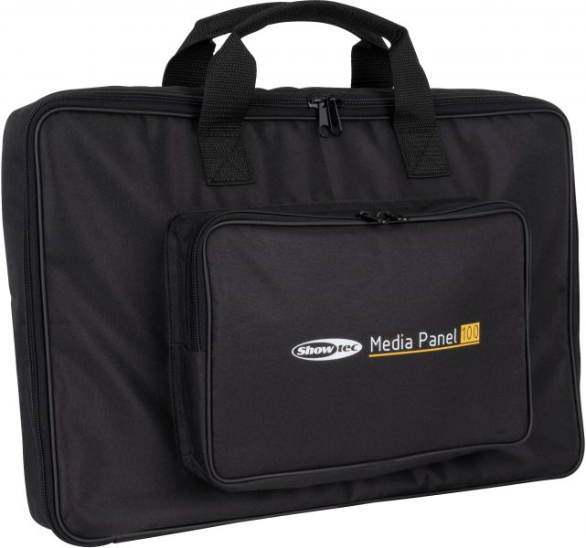 Showtec Transport Bag for Media Panel 100 Leichte, schwarze Tasche mit Zubehörfach