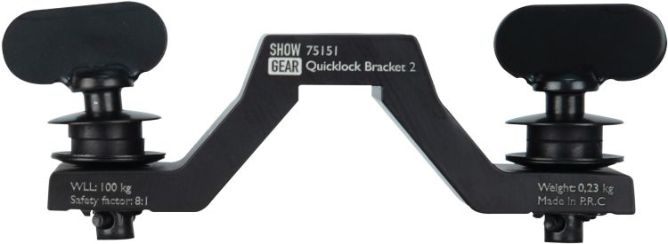 Showgear QuickLock Bracket 2 107 mm Abstand von Mitte zu Mitte