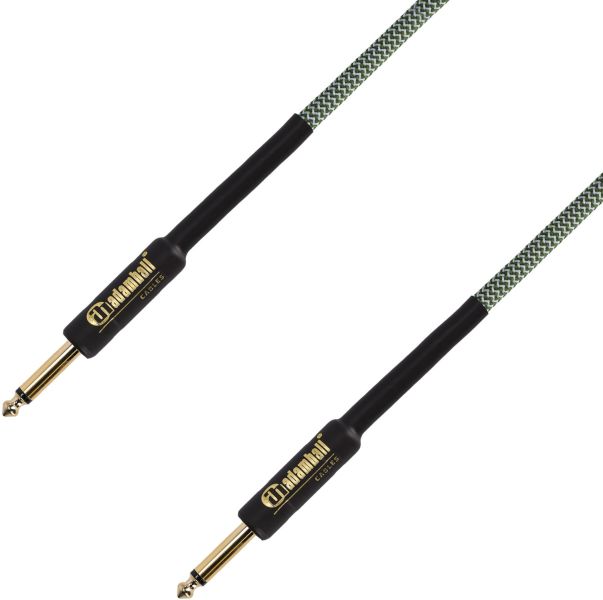 Adam Hall Cables 4 STAR IPP 0600 GRN - Instrumentenkabel | Nylonmantel Adam Hall® Klinke TS | 6 m