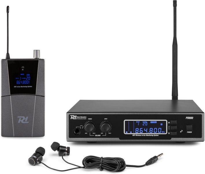 Power Dynamics PD800 In-Ear-Monitoring-System UHF