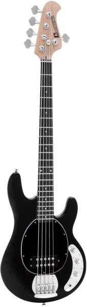 DIMAVERY MM-505 E-Bass, 5-saitig, schwarz