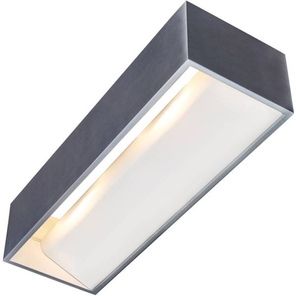 SLV LOGS IN L, Indoor LED Wandaufbauleuchte, alu/weiß, 2000-3000K, DIM-TO-