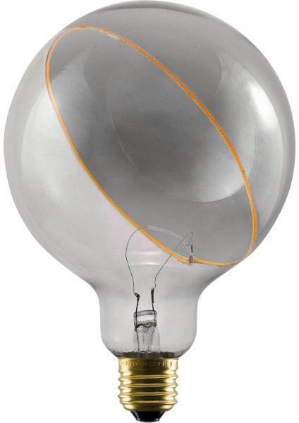 SLV LED Illusion Globe 125 slanting top, LED-Leuchtmittel, smokey, E27, PHASE, 5W, 2200K