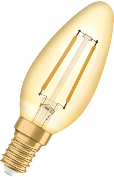 OSRAM Vintage 1906 LED bulb E14 4.8W 827 clear dim