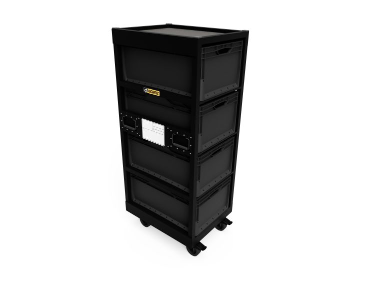 Riggatec Box Rack 4 Schwarz