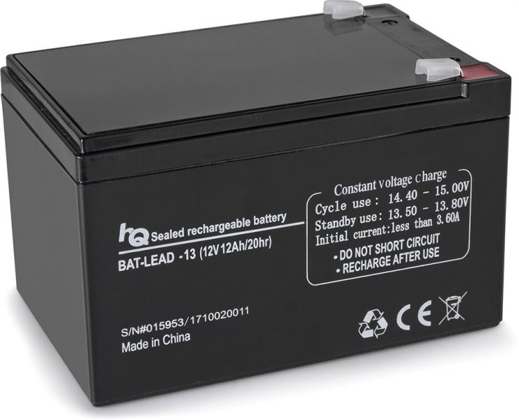 Skytronic Wiederaufladbare Blei-Säure-Batterie 12V 12Ah