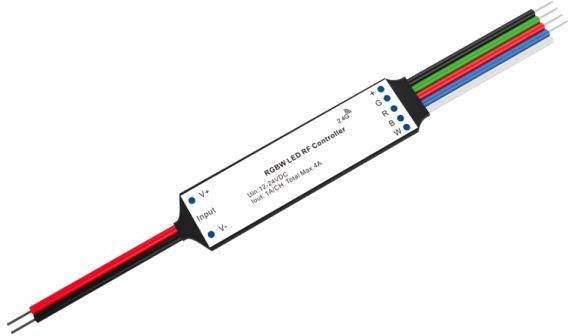 ISOLED Sys-Pro RGB+W Funk Mesh PWM-Controller Mini, 4 Kanal, 12-24V DC 4x1A